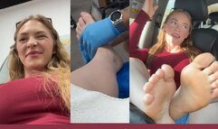 Pedicures tickle so bad ????