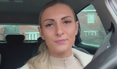 Driving smoking and honking