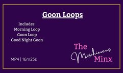 3-Loop Gooning Audio Set - Morning, Evening & Goon Loops - Active Worship - Goddess Self-Care Trance
