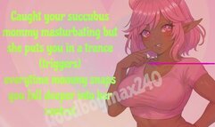 [F4M] Caught succubus mommy masturbating with clit sucker - satisfyer pro - masturbation audio, moaning, triggers