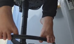 “My Feet Hanging Freely for Your Pleasure”