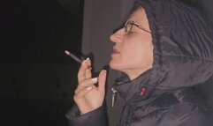 Smoking under the moonlight