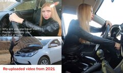 Lucy wants to escape from her annoying boyfriend, but her car won't start