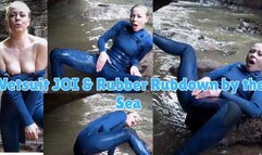 Wetsuit JOI & Rubber Rubdown by the Sea - MP4