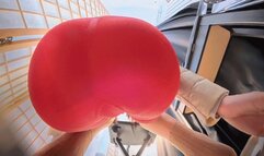 8K VR 360 LINGLING's buttocks POV humiliation of the dwarf