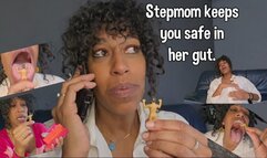 Stepmom keeps you safe in her gut VORE