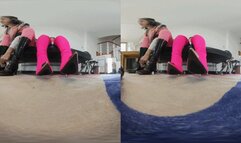 3DVR180 LILI YANYAN boots - huge feet humiliation C4SGI ANTESS 26