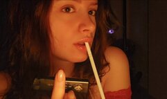 Smoking Eve 120s while having an interesting conversation about Smoking, for sure a turn on xxx