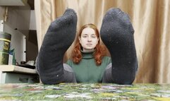 Stinky socks sniffing!