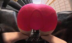 MARTINA's sexy buttocks POV humiliation and flattening C4SGIANTESS26