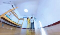 6K ANNA and XINGGAN come to the party to find friends 360VR