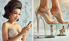 Inside Giantess Platform Shoes - Ignored