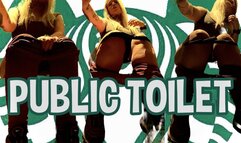 Urgency at a public bathroom