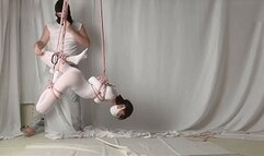 yumi8-The girl is hung up, tied up, and then then disciplined by spanking her