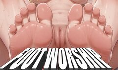 Pretty Feet Femdom Foot Worship JOI Erotic Domination