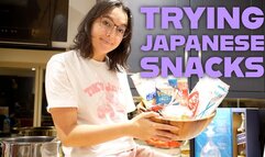 Trying Japanese Snacks