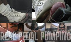 Real Hooters Girl Flooded Pedal Shoejob