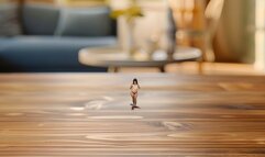 Giantess SFX Shrinking Surprise: Tiny Girl Makes You Her Microscopic Plaything Featuring Mia Hope and Michael 1080p