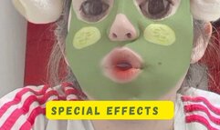 Silly faces - smoking - special effects