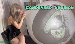 Condensed Version- Printed 35 inch Cattex Blow to Pop in Vinyl Dress