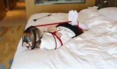 GG51 - Seilbondage of a Cute Barefoot Girl