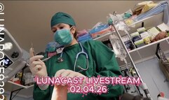 2 5 HOUR LIVESTREAM Def was a medfet night with stethoscope play, POV role play Castration, did B.T.S customs & SO MUCH MORE!!