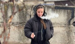 Dominant Smoking Goddess Spitting Saliva Sea Part2