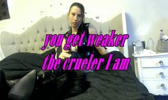 you get weaker the crueler I am (MOV)