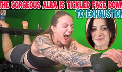 THE GORGEOUS ALBA IS TICKLED FACE DOWN TO EXHAUSTION - HD WMV