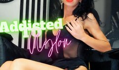 Addicted to Goddess Nylon Stockings Tease - Foot Fetish Slave Training