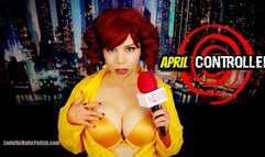 April Controlled - POV Turns Miss O'Neil Into Mesmerized Obedient Play Thing - A Ludella Hahn Magic Control Cosplay Parody - WMV 720p version