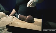 First time ball nailing and needles through gland