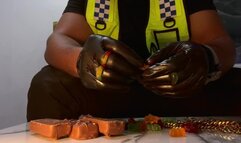 PC Bulky Gummy Raid. Massive Stash of Naughty Gummies, Gold Chains & Chocolates