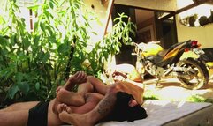 Muscular dominance in the backyard