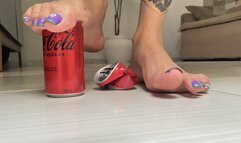 stepping on metal with my strong feet