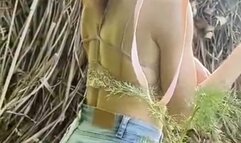 Naughty Puppy Girl Leashed & Fucked Hard Outdoors â€“ Real Creampie on My Tail