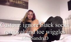 Custom: ignore black socks removal and toe wiggles