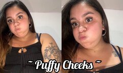 Puffy cheeks and cough