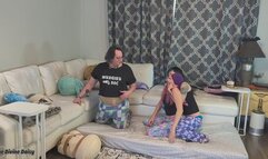 Slumber Party Wedgie Fight Part 1