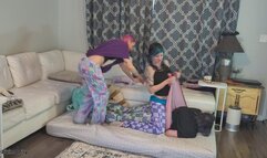 Slumber Party Wedgie Fight Part 2