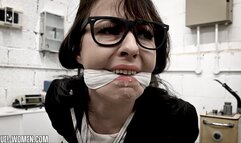 Bound and Gagged Dental Secretary
