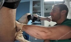 The doctor enjoys stretching his uncle's asshole