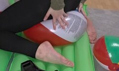 Riding & Grinding on a Beach Ball. Part 1
