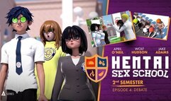 Hentai Sex School 2nd Semester Episode 4: Debate.