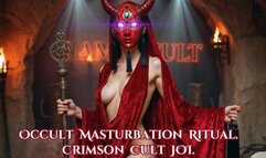 Occult Masturbation Ritual. THE CRIMSON CULT JOI