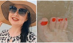 Good foot slut pedicures feet under water