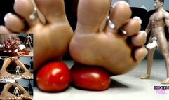 Tiny Balls Cherry Crushing - Balls Trampling, Object Crushing, Cherry Feet Crush