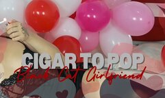 My cigarette bursted all Valentine's Day Balloons