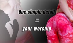 A SIMPLE DETAIL = YOUR WORSHIP ðŸ˜