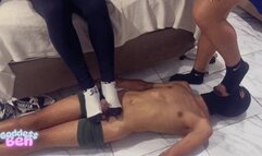 Sockjobs !!! Licking socks with cum # SD MOBILE - Goddess Beh